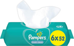 Șervețele umede Pampers 81688049 Fresh Clean pentru bebeluși, albe