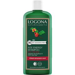 LOGONA Natural Cosmetics, Șampon, formulă vegană din cafeină organică, 250 ml Duș și baie Naty Shop 250 ml