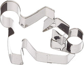 Formă de biscuiți în formă de fotbalist, aprox. 9 cm, argintie