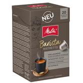 Melitta Barista Ristretto Kaffee-Kapseln 20 Stück je 5,5g, gemahlen, in Portionskapseln für Nespresso*-Maschinen, Vollmundig, Noten von dunkler Schokolade
