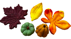 Set 5 decoratiuni comestibile, Toamna