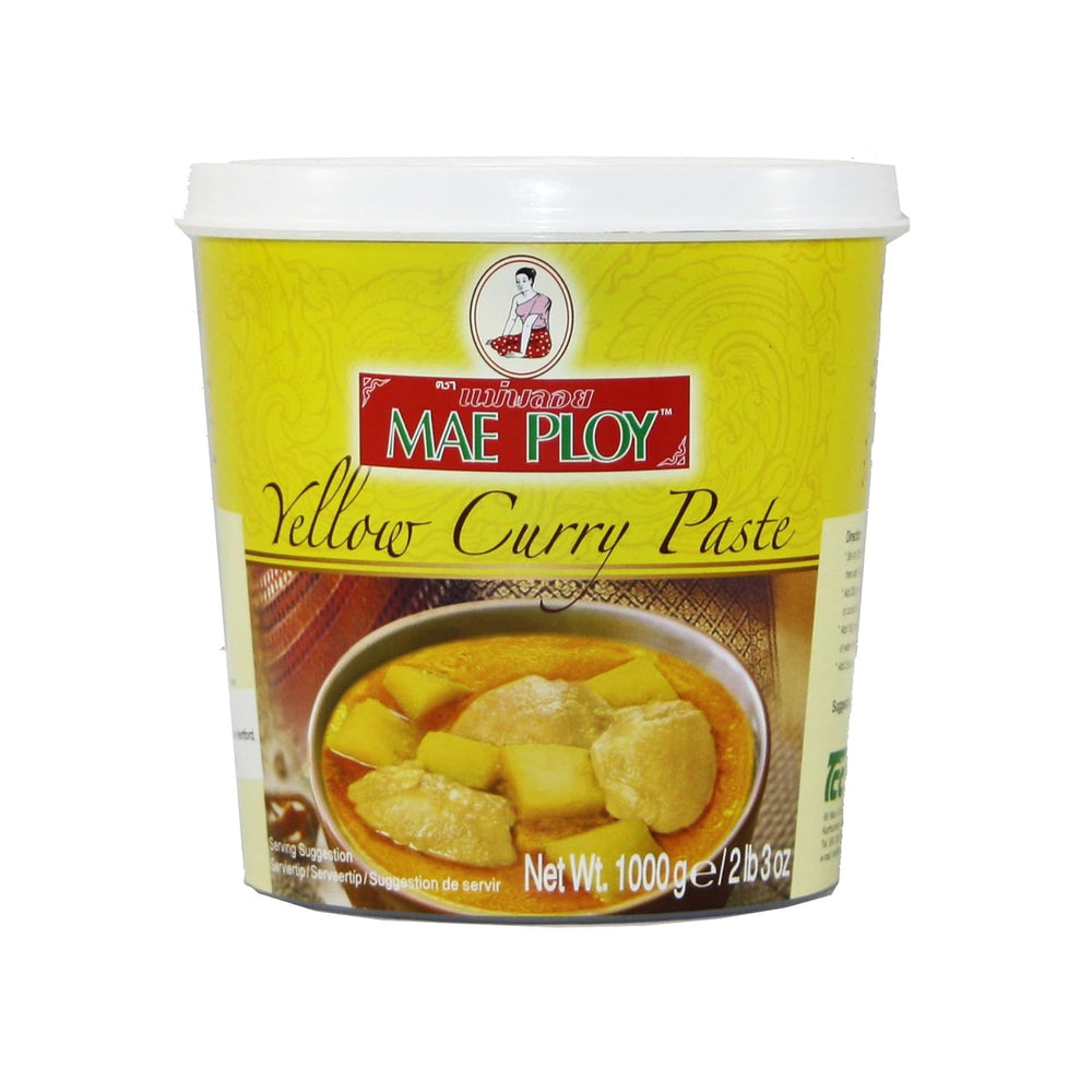 Pastă de curry galben, curry thailandez autentic, bucătărie thailandeză, 1000 g