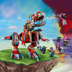 LEGO Dreamzzz 2-In-1 Coopers Dino-Mech C-Rex, jucărie Pterodactyl, T.Rex figurină de acțiune pentru băieți și fete, jucărie creativă, set de aventură, cadou pentru copii de la 9 ani 71484 Seturi de constructie Besuche den LEGO-Store