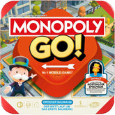 Joc de societate Monopoly GO! - Versiune germană, joc bazat pe populara versiune online, joc de strategie rapid pentru întreaga familie, distractiv pentru 2 până la 4 jucători