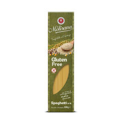 Spaghete nr. 15 fără gluten, paste fără gluten – Paste trase în bronz cu orez integral, porumb și quinoa – pachet de 400 g