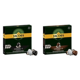 Kaffeekapseln Espresso Ristretto, Intensität 12 von 12, 10 x 20 Getränke & Kaffeekapseln Espresso Intenso, Intensität 10 von 12, 200 Nespresso®* kompatible Kapseln, 10 x 20 Getränke