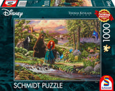 Schmidt Spiele 58039 Disney, Brave, Merida, Thomas Kinkade, puzzle jigsaw 1000 piese, multicolor Puzzle Naty Shop Titlu implicit