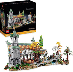 LEGO Icons The Lord Of The Rings: Rivendell - Set de colectare și afișare pentru adulți cu 15 minifigurine unice, inclusiv Gandalf, Legolas, Aragorn și Frodo, exclusiv pe Amazon - 10316 Seturi de constructie Besuche den LEGO-Store Singur