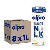 Alpro This is Not Milk 3,5 Prozent – Vegan und milchfrei – Von Natur aus laktosefrei – Reich an Ballaststoffen, Calcium und Vitaminen – 8 x 1 L – Haltbar