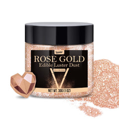Glitter comestibil, praf, diverse culori, 30 grame Naty Shop Roségold