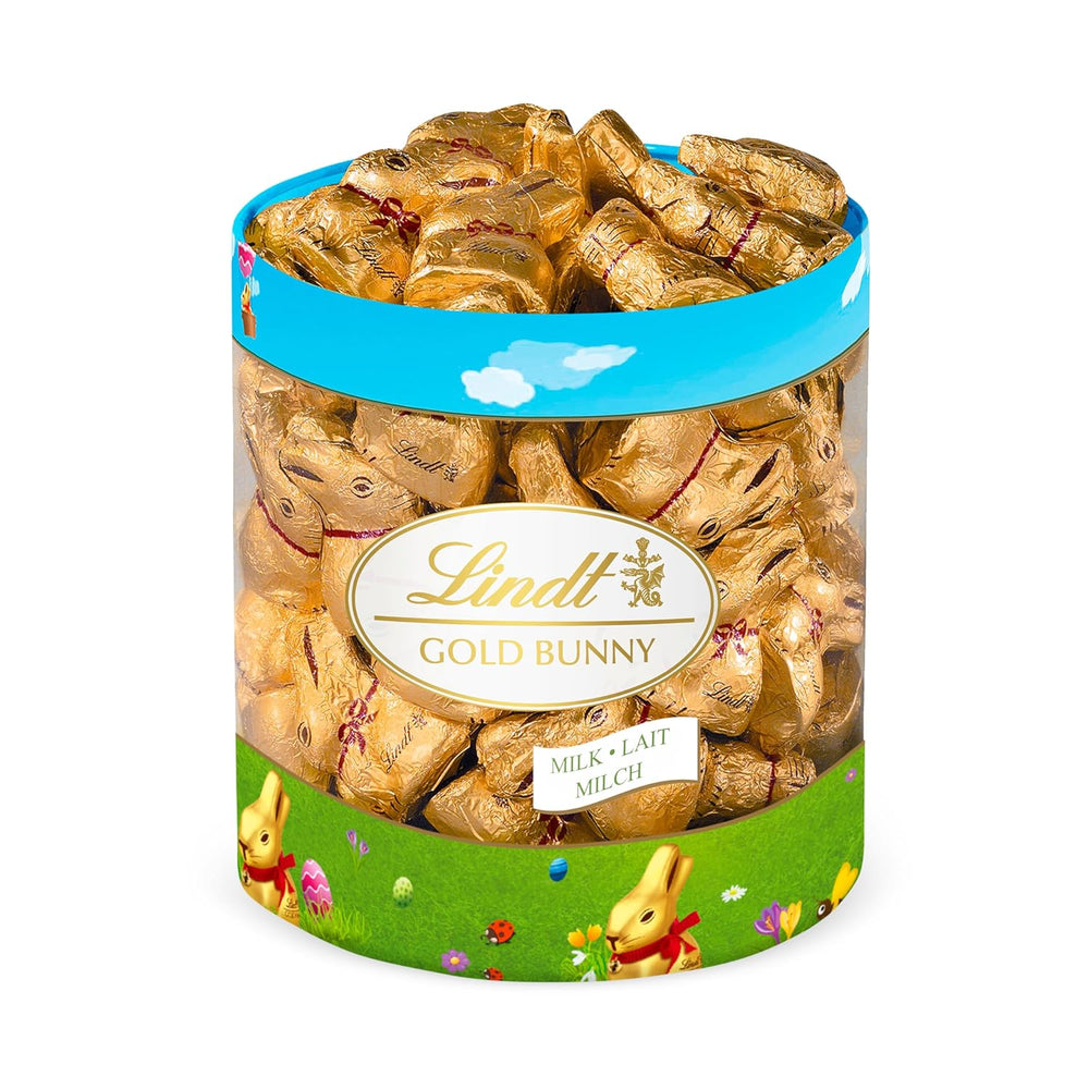 Lindt Mini Iepurași Aurii Ciocolată | Pungă 700g | 70 x 10g Mini Iepurași Aurii | Ciocolată cu Lapte într-o Pungă | Ciocolată de Paște | Cadou de Ciocolată | Iepurași de Ciocolată | Iepuraș de Paște