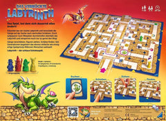 Ravensburger Family Game 26955 - Labirintul Nebun - Joc de Petrecere - Joc clasic pentru 2-4 jucători, joc de societate pentru vârste de 7 ani și peste