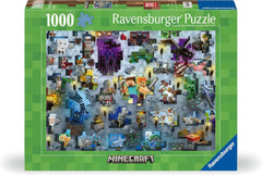 Ravensburger Puzzle 12000422 - Minecraft Mobs - 1000 piese Minecraft Puzzle pentru adulți și copii cu vârsta de peste 14 ani Puzzle Naty Shop