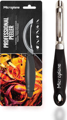 Decojitor profesional Microplane cu lamă dublă din oțel inoxidabil, ambidextru Peeler Naty Shop