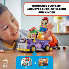 LEGO Super Mario Bowser's Monster Cart - Set de expansiune, jucărie pentru mașină cu figura Bowser pentru băieți și fete, set cu un singur personaj, cadou de gamer pentru copii de la 8 ani 71431 Seturi de constructie Besuche den LEGO-Store