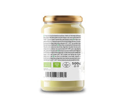 Cibo Bio Ghee 500g – Milch aus Parma & Reggio Emilia – Hergestellt in Italien – Weidekühe – Rauchpunkt 250°C – Aus Zentrifugensahne