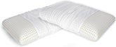 Talamo Italia Set de 2 perne pentru pat, 100% Made in Italy, pernă detașabilă "săpun" din spumă de memorie perforată, hipoalergenică și respirabilă, 70X40Xh16 Cm Perne standard Naty Shop Altezza 16 Copertă inclusă Set Da 2