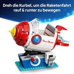 LEGO Disney and Pixar Toy Story Alien mit Pizza Planet Raketenfahrt - Raumschiff Spielzeug mit Alien Figur als DIY Deko - Geschenk für Jungen und Mädchen ab 9 Jahren sowie Toy Story Fans - 43307