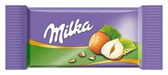 Milka Naps Mix – Mini pătrățele de ciocolată în 4 sortimente: Lapte Alpin, Căpșuni, Alune, Cremă de Cacao – 1 x 1kg