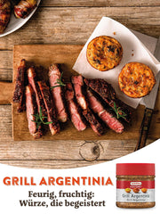 Kotanyi Gourmet Grill-Argentina Gewürzzubereitung, mit Paprika, Pfeffer, Koriander und mehr, fruchtig-pikant, 400ccm, 285 g