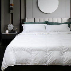 Nottetempo, plapumă din puf de gâscă, pat simplu, 205 X 155 X 2 Cm, Bianco Plapumi si pilote Naty Shop Singur 205 X 155 X 2 cm