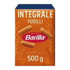 Barilla Pasta Integrale Fusilli – Paste integrale din griș cu fibre naturale, 500 g