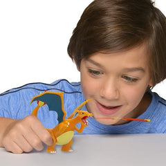 Pokémon PKW0368 - Battle Feature Figure - Glurak, figură mobilă oficială, 11,5 cm Action figures Naty Shop