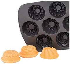 Tava pentru 9 brioșe Gugelhupf Original Kaiser Inspiration, 38 X 27 cm, acoperită antiaderent Naty Shop