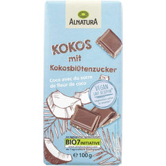 Alternativă vegană organică la ciocolată cu zahăr din flori de cocos, 100g