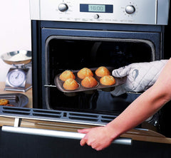 Pyrex BANDEJA 6 MAGDALENAS ASIMETRIA PX Muffinförmchen, Metall, Bunt, 6 Magdalena Matrite si tavi pentru copt Naty Shop