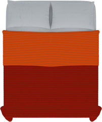 Plapumă de vară Summer din microfibră, portocaliu/rugină, pentru pat dublu 250 X 250 Cm Plapumi si pilote Naty Shop