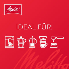 Melitta BellaCrema Speciale Ganze Kaffee-Bohnen 8 x 1kg, ungemahlen, Kaffeebohnen für Kaffee-Vollautomat, mittlere Röstung, geröstet in Deutschland, Stärke 3, im Tray