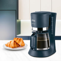 Cafetieră cu filtru Ufesa CG7114 Capriccio, 6 cești, 600W, carafă 0.6L, sistem anti-picurare, oprire automată, albastru