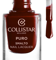 Lac de unghii Collistar Puro Nail Lacquer de lungă durată cu finisaj strălucitor, nr. 581 Rossonero 10 ml