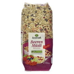 Muesli organic cu fructe de pădure, 750g