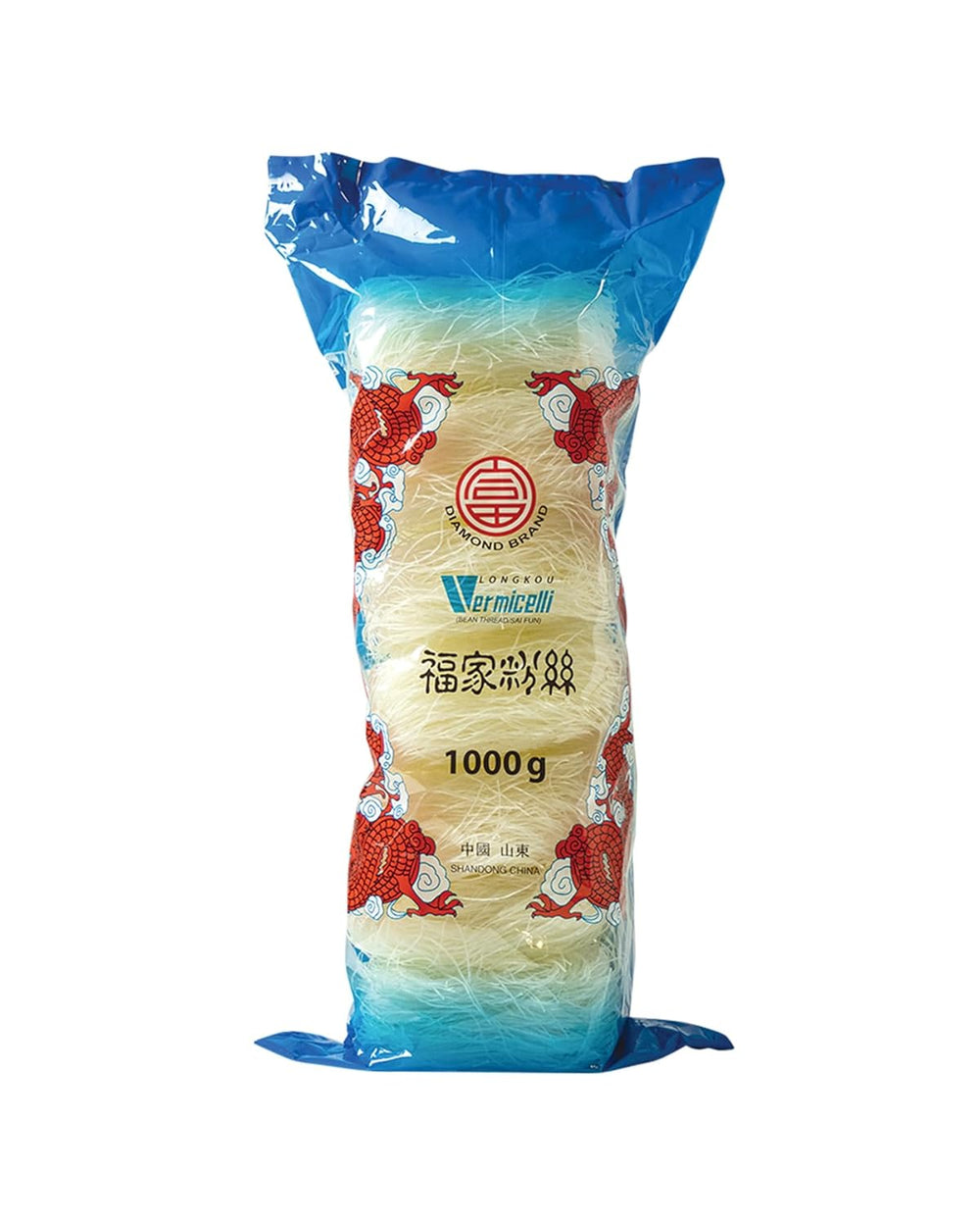 Tăiței de sticlă DIAMOND, tăiței lungi de sticlă, natural vegani și fără gluten - 1 x 1 kg