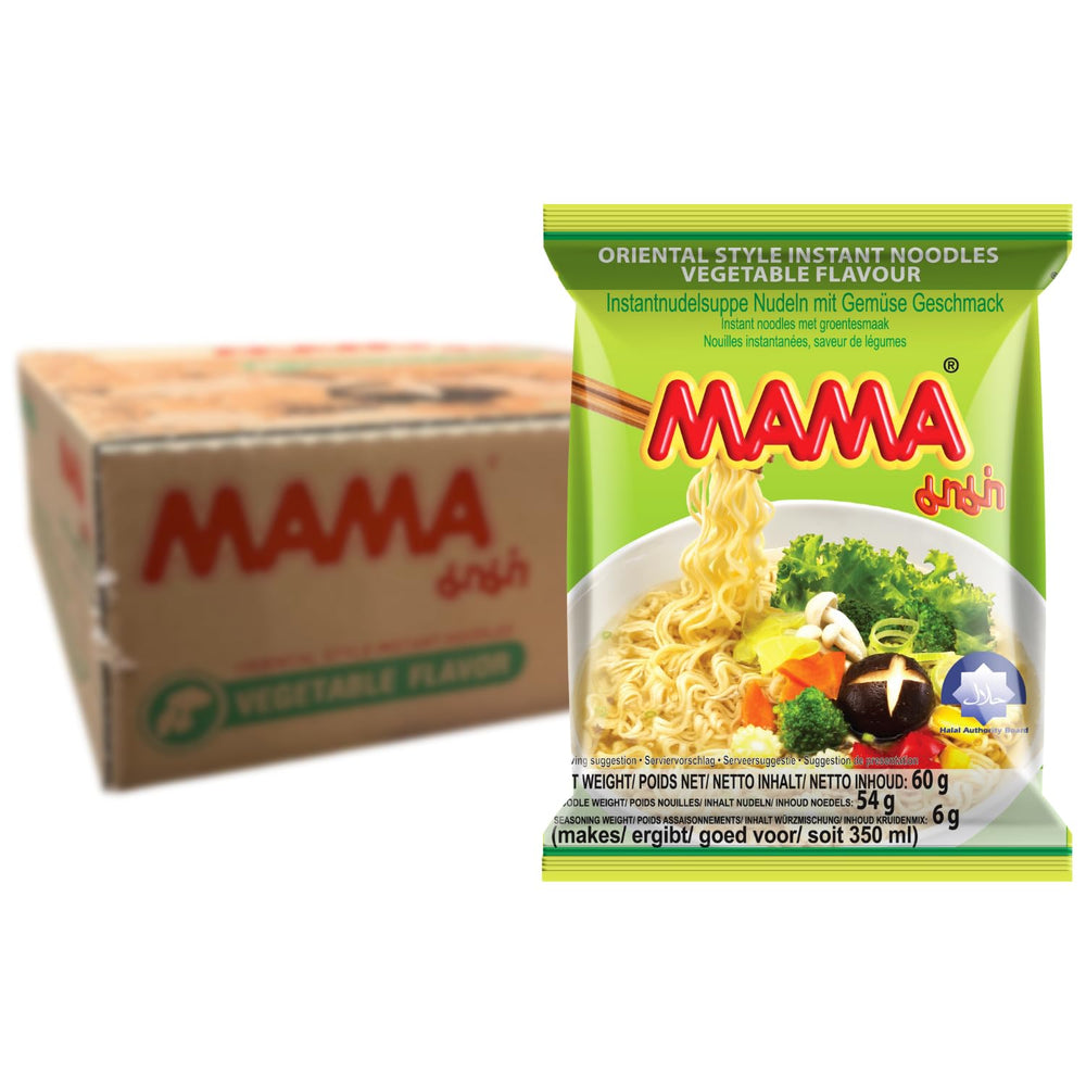 MAMA - Tăiței instant cu legume, pachet de 30 (30 x 60g)