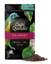 Cafe Quindio Gourmet - Cafea Specială - Boabe de Cafea 100% Arabica, Columbia, 250g - ideală pentru aparate portafiltru, aparate complet automate, cafea filtrată sau presă franceză