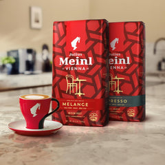 Vienna Melange - 500g boabe întregi | Amestec clasic de cafea vieneză | Cafea aromatică obținută din boabe 100% Arabica | Ideală pentru aparate de cafea complet automate și espressoare