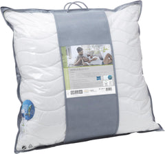 Badenia Trendline Eco Pillow Aerelle Blue 80 X 80 Cm, alb, certificat Oeko-Tex, produs în conformitate cu standardul de calitate german Perne standard Naty Shop