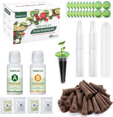 Set de capsule hidroponice cu 166 de piese: kituri Grow Anything pentru plante – inclusiv bureți de creștere, cupole de creștere, etichete pentru hrana pentru plante A&B – accesorii hidroponice pentru majoritatea
