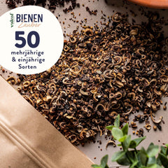 Blumensamen I 100G I 100M² Samen Mehrjährig Und Einjährig I Samen Für Bienen Blumenmischung I Wildblumensamen Für Balkonblumen Und Wildblumen I Bunte Bienenweide