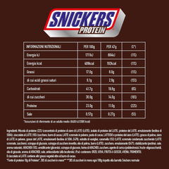 Snickers Batoane Proteice Cu Ciocolată - Gust Bogat Cu Alune Caramel Si Nuga, Pachet Vrac 18x47g