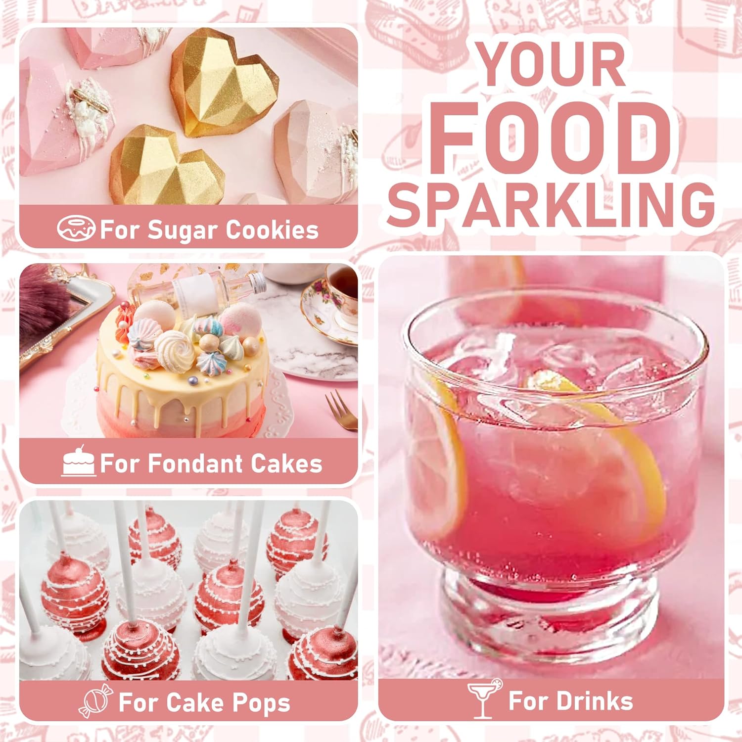 Shimmer Glitter Dust, Glitter comestibil, 30 grame Naty Shop