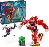 LEGO Sonic the Hedgehog Knuckles 'Guardian Mech', jucărie figurină de acțiune pentru băieți și fete cu vârsta de 8 ani și peste, cu Master Emerald și alte figurine din jocul video, idee de cadou pentru copii 76996 Seturi de constructie Besuche den LEGO-Store Singur