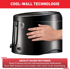 Friteuză Tefal Maxi Fry, Tehnologie Cool Wall, 1.2 Kg, termostat reglabil Electrocasnice Naty Shop
