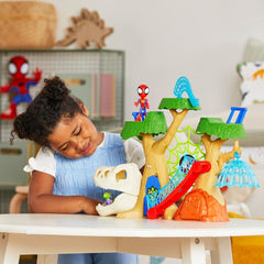 Marvel Spidey And His Super Friends Dino Treehouse Superhero Playset Action figures Naty Shop