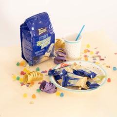 Tirma Mini Napolitane Ciocolată Albă | (16 unități x 13,5g), 216g | Umplutură delicată cu cremă | Non-OMG | Potrivit pentru vegetarieni | Ambalate individual | Gustare la pachet