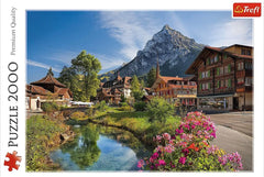 Trefl, Puzzle, Alpii vara, 2000 piese, Calitate premium, Pentru copii cu vârsta de peste 12 ani Puzzle Naty Shop