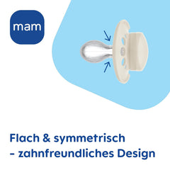 Suzete MAM Originale | 6-16 Luni | Set de suzete pentru bebeluși și copii mici | Acceptare 94% | Ajută la prevenirea alinierii dinților nedoriți | Suzete pentru bebeluși din silicon SkinSoft | Crocodil/Leu | Pachet de 4